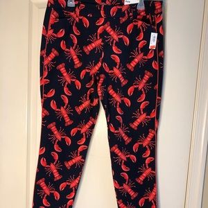 Dancing Lobsters Pixie Ankle Pants